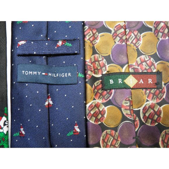 Lot of 3 Christmas Neck Ties Tommy, Loney Tunes, Briar - Picture 7 of 7